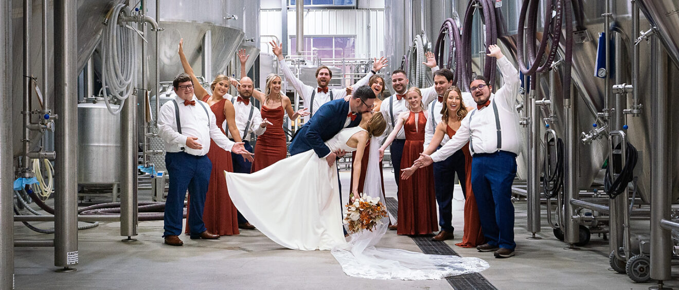 Destihl Brewery Wedding Photos by Bloomington Normal IL Wedding Photographer Ernst Jacobsen